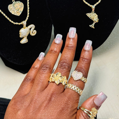 3 HIBISCUS RING