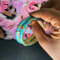 GLD ENAMEL BANGLES